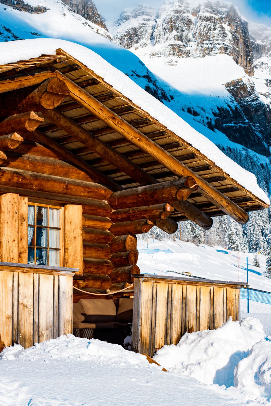 Alpine Cabin View